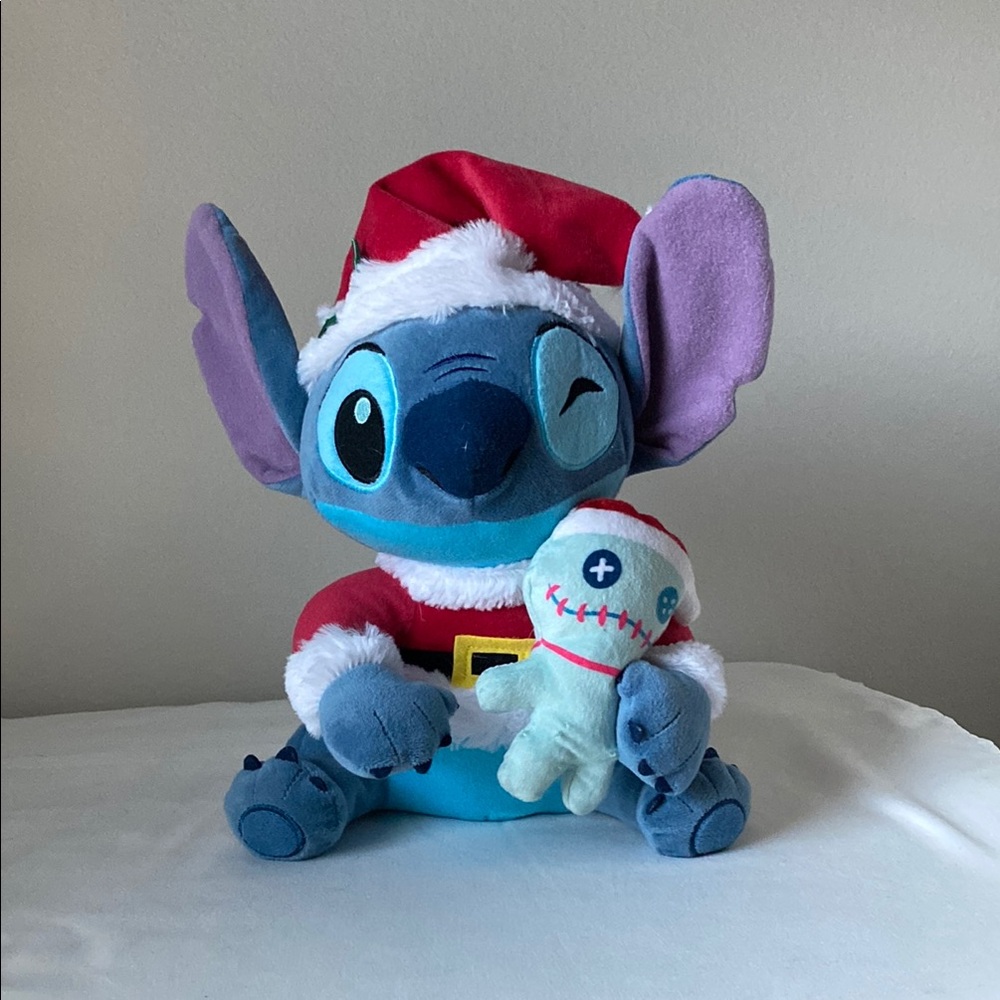 Disney Stitch Holiday Plush Toy Stuffed Animal